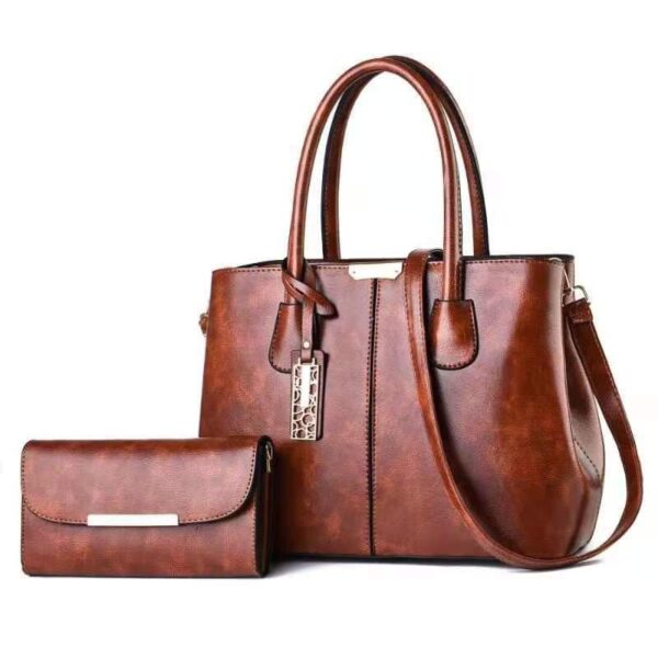 Women Versatile 2 in 1 Large Capacity Composite Handbags - Image 2