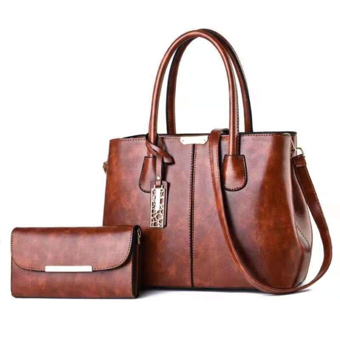 Women Versatile 2 in 1 Large Capacity Composite Handbags - Image 2