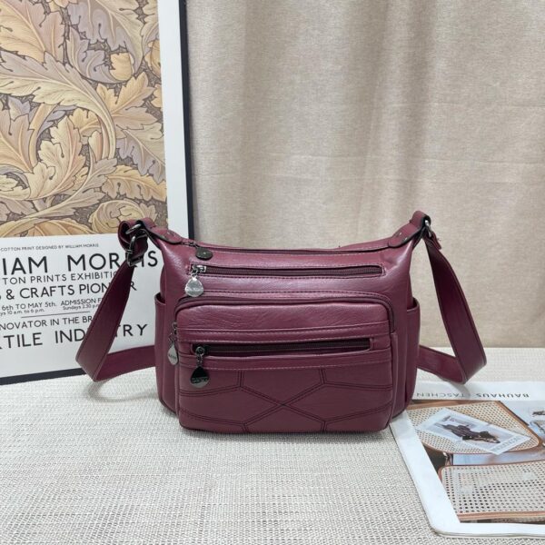 Leather crossover Sling bag - Image 5