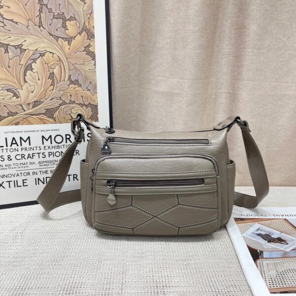 Leather crossover Sling bag - Image 9