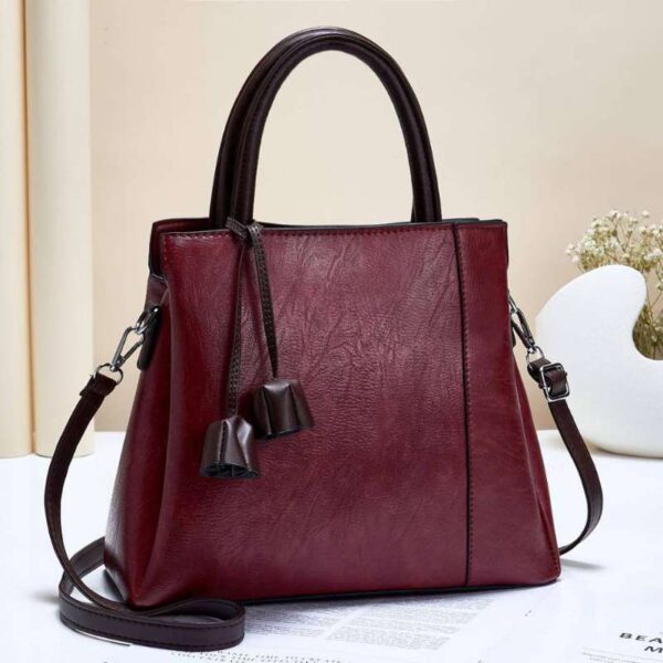Shoulder Bag With floral Décor Women Elegant medium Capacity - Image 5