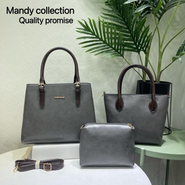 Women Soft Leather Three- pieces Shoulder Crossbody Bags