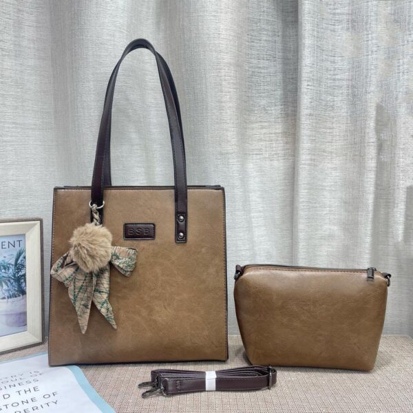 Vegan Pu leather TOTE Handbags ,Hobemian Handbags - Image 3