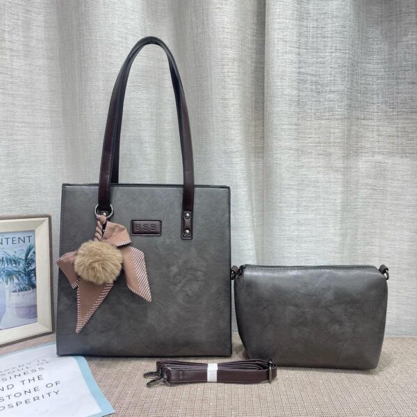 Vegan Pu leather TOTE Handbags ,Hobemian Handbags - Image 4