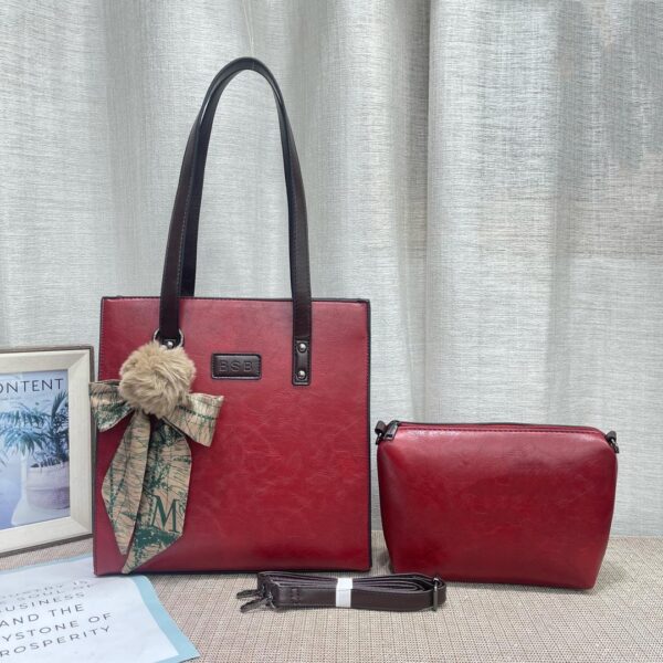 Vegan Pu leather TOTE Handbags ,Hobemian Handbags - Image 6