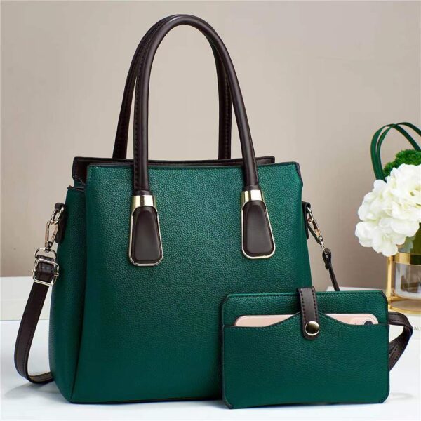 MINIMALIST QUILTED TOTE BAG WITH AN ID PURSE - Image 9
