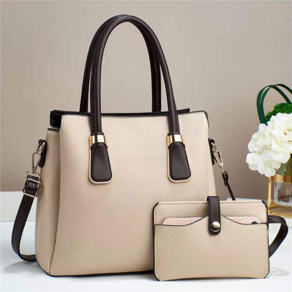 MINIMALIST QUILTED TOTE BAG WITH AN ID PURSE - Image 8