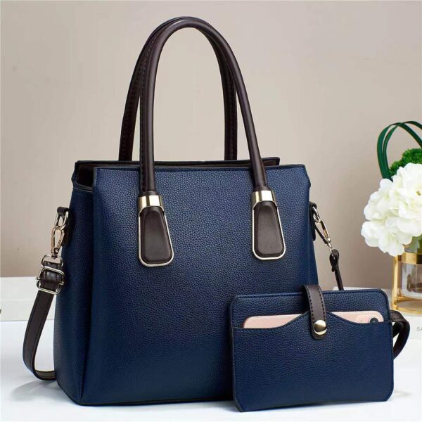 MINIMALIST QUILTED TOTE BAG WITH AN ID PURSE - Image 6