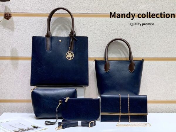 WOMEN 5 PCS TOTE BAG ,Handbag Crossbody Bag,Shoulder Bag,Clutch Bag,Coins Bag,Women Purse