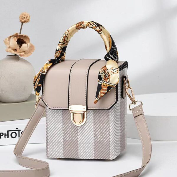 Mini Litchi Flap Square Bag - Image 3