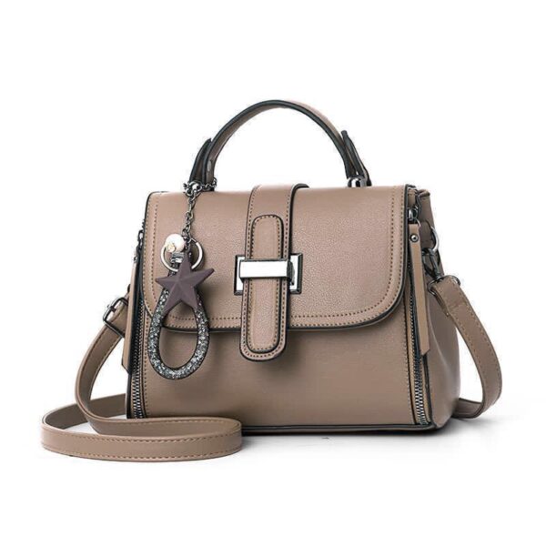 Stitch Detail Flap Square Bag - Image 2