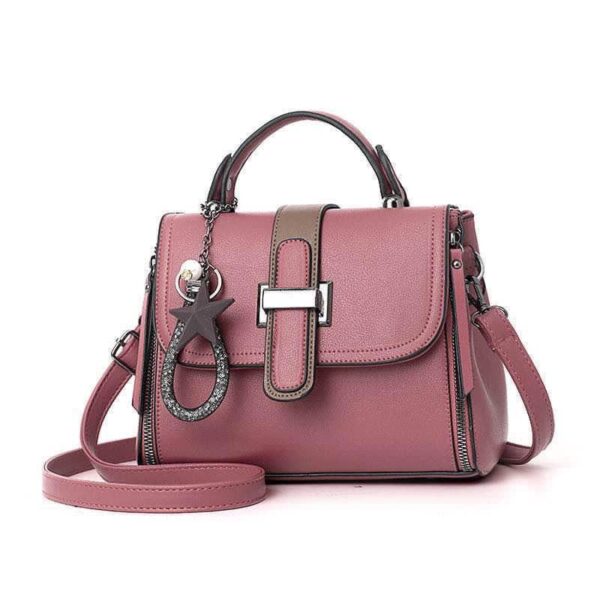 Stitch Detail Flap Square Bag - Image 4