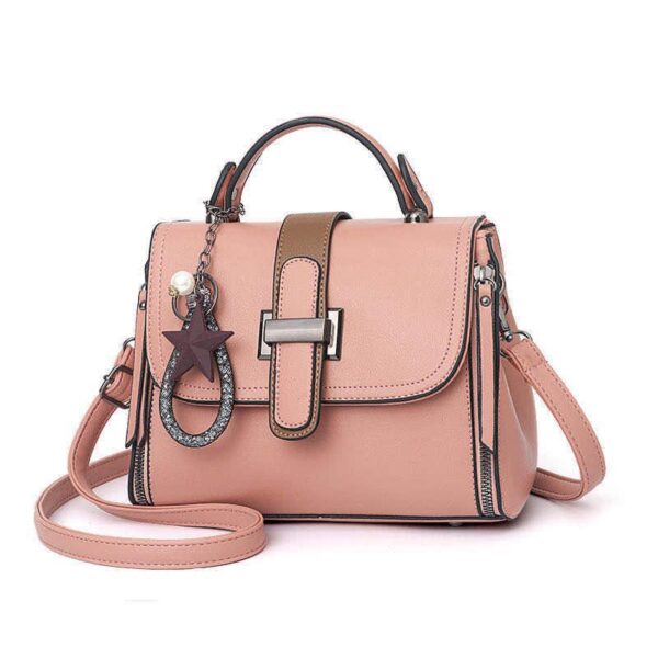 Stitch Detail Flap Square Bag - Image 6