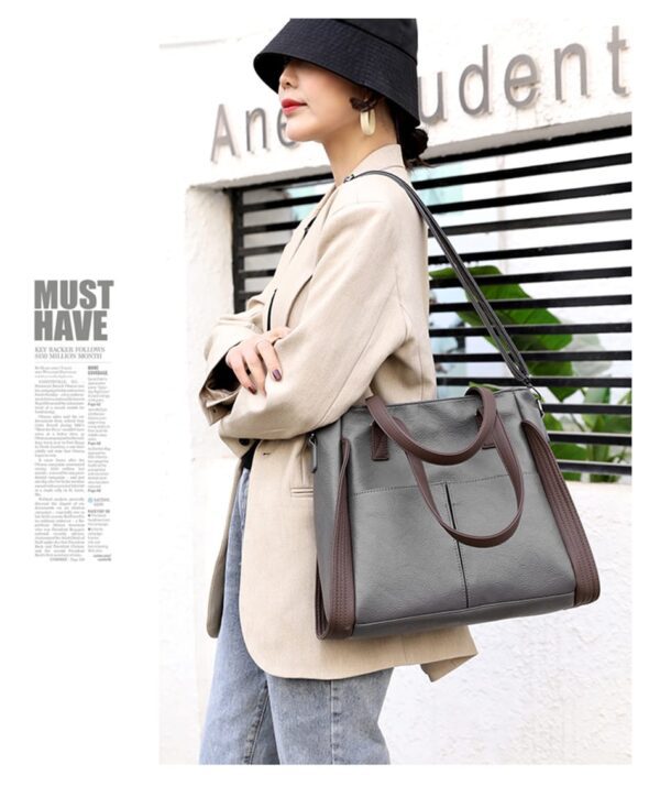 Monogrammed Large Capacity Tote Bag - Image 2