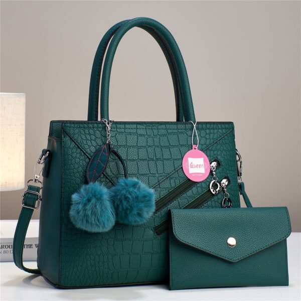 Womens Tassel Decor Handbag,Stylish Zipper Shoulder Bag. - Image 7
