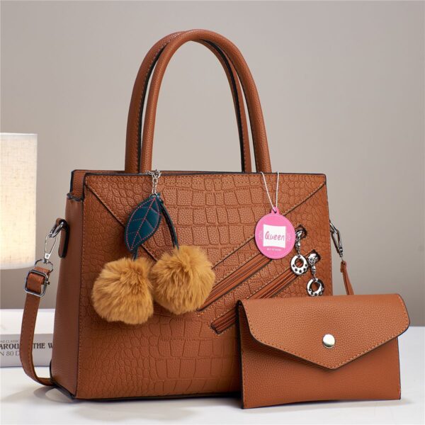 Womens Tassel Decor Handbag,Stylish Zipper Shoulder Bag. - Image 8