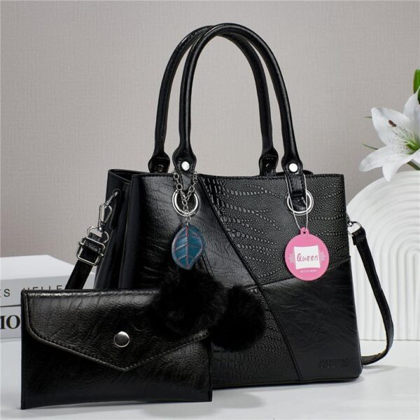 Envias Leatherette HandBag - Image 2
