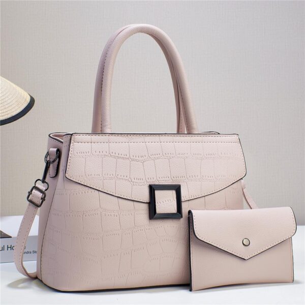 Elegant Tote Satchel Bag,All match classic Shoulder Bag Solid color Shoulder Bag - Image 4