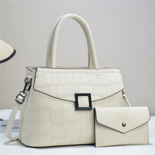Elegant Tote Satchel Bag,All match classic Shoulder Bag Solid color Shoulder Bag - Image 7