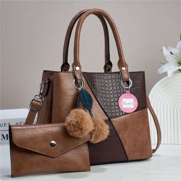 Envias Leatherette HandBag - Image 3