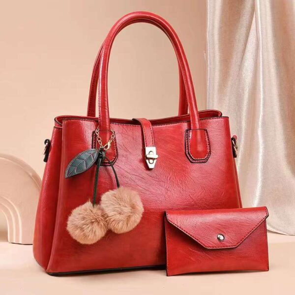 Women Classic Handbag Vintage Crossover PU Leather Fashion Handbag