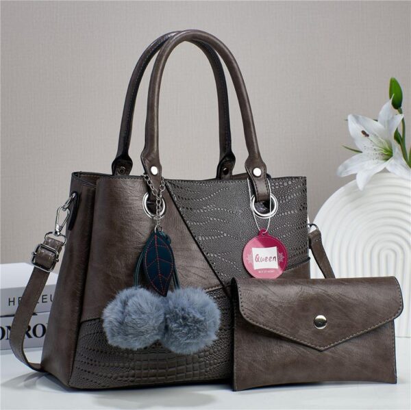 Envias Leatherette HandBag - Image 7