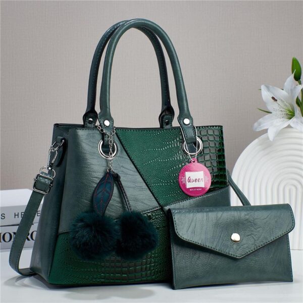 Envias Leatherette HandBag - Image 5