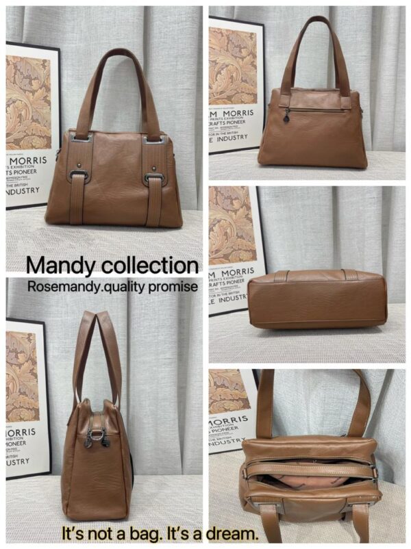 Glossy Large size Tote ,PU Leather Top Handle,Casual Versatile Bag - Image 7