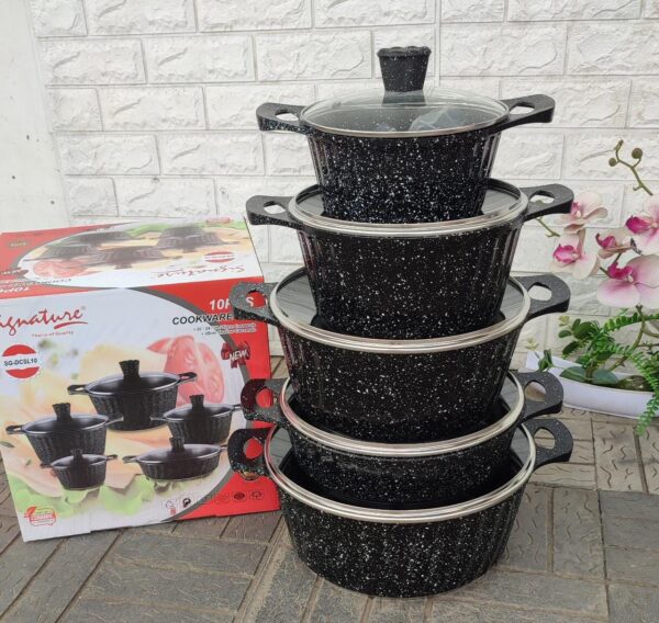 Beautiful and Affordable Nonstick 10Pcs Cookware Set. - Image 5