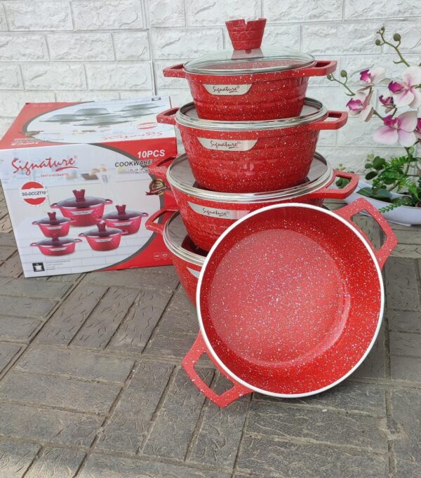 Beautiful and Affordable Nonstick 10Pcs Cookware Set. - Image 3