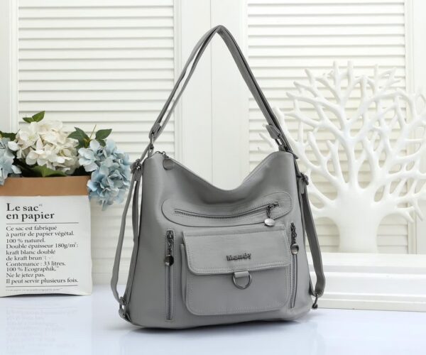 Larger Shopper Bag Letter Patch Decor Casual - Image 12
