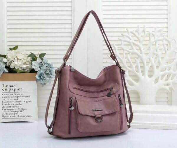 Larger Shopper Bag Letter Patch Decor Casual - Image 10