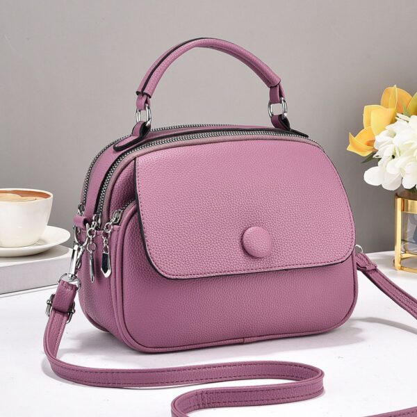 Luxury Shoulder Bag Pu Leather Purses And Handbags 2024 Messenger Bags For Women - Image 3