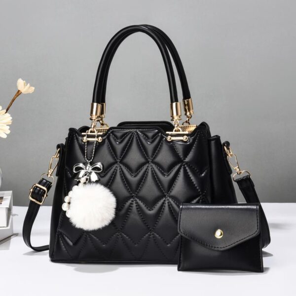 Fashion Medium Capacity Classic Design 2 in 1 Purse and Crossbody Satchel Shoulder Bag. - Image 2