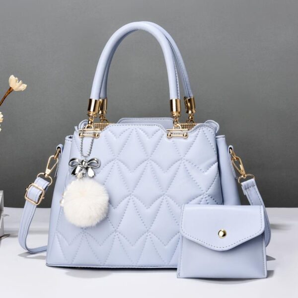Fashion Medium Capacity Classic Design 2 in 1 Purse and Crossbody Satchel Shoulder Bag.