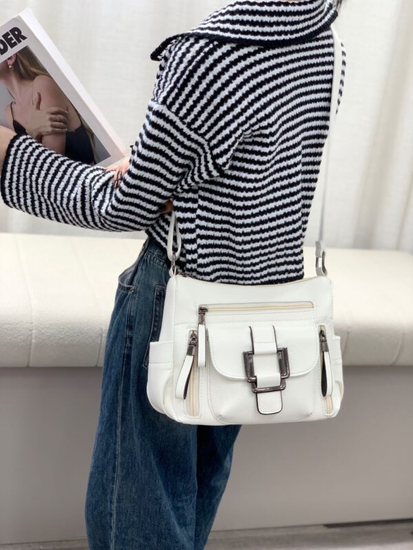 Ladies Crossbody Shoulder -Soft Leather Bag 2024 Design - Image 11