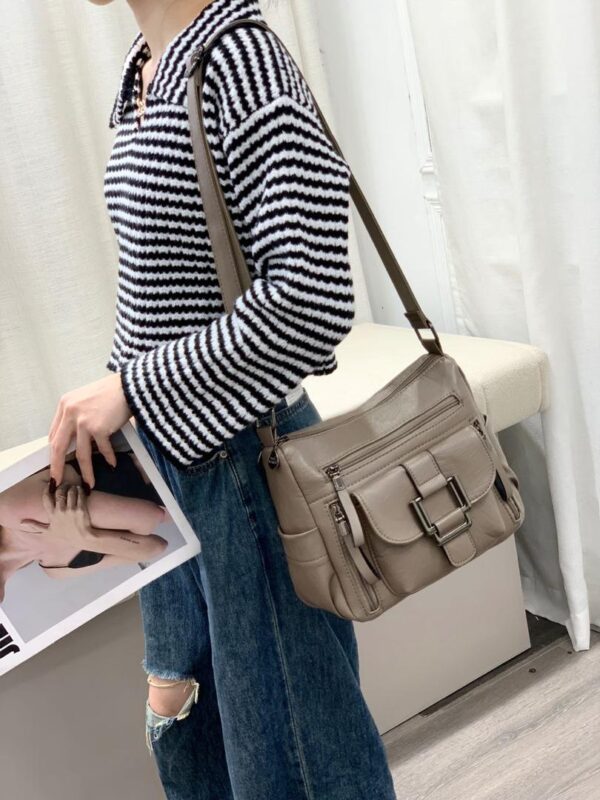 Ladies Crossbody Shoulder -Soft Leather Bag 2024 Design - Image 12