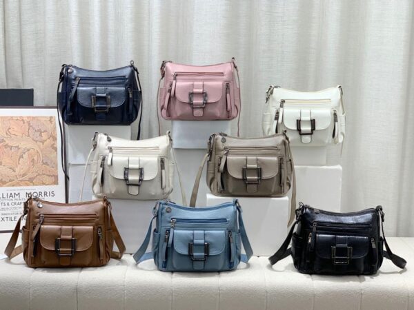 Ladies Crossbody Shoulder -Soft Leather Bag 2024 Design