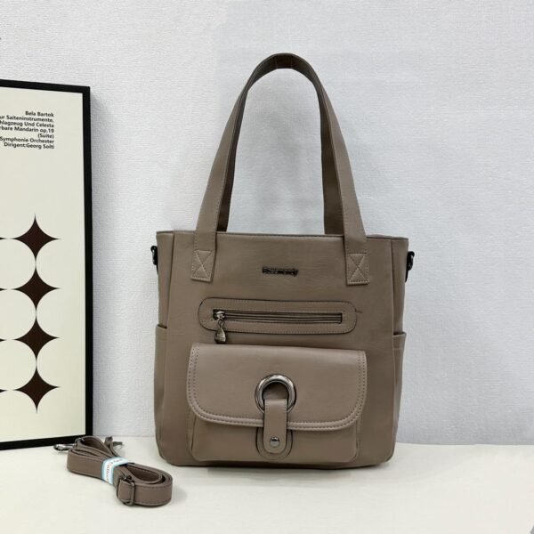 Tote Bag 2024 Large Capacity Rose Mandy Fashion Soft Leather Business Style Cross body/ Shoulder Bag - Image 2