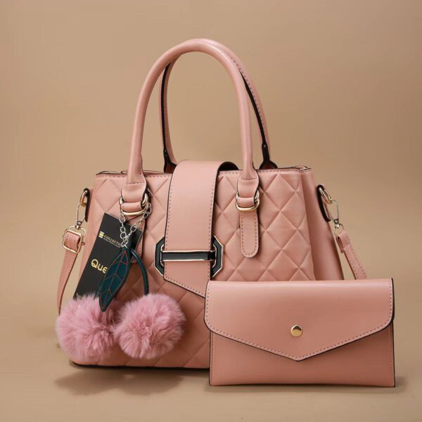 Fashion & Style Elegant 2 in 1 PU Leather Women & Ladies Official & Casual Handbag - Image 6