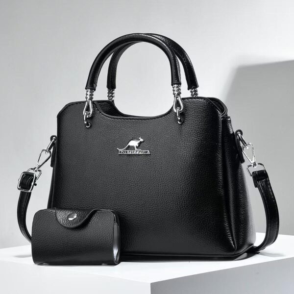 The Versatile Duo: Modern Classic Elegant 2-1 ladies handbags set - Image 6