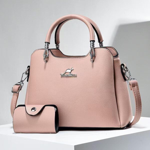 The Versatile Duo: Modern Classic Elegant 2-1 ladies handbags set - Image 5