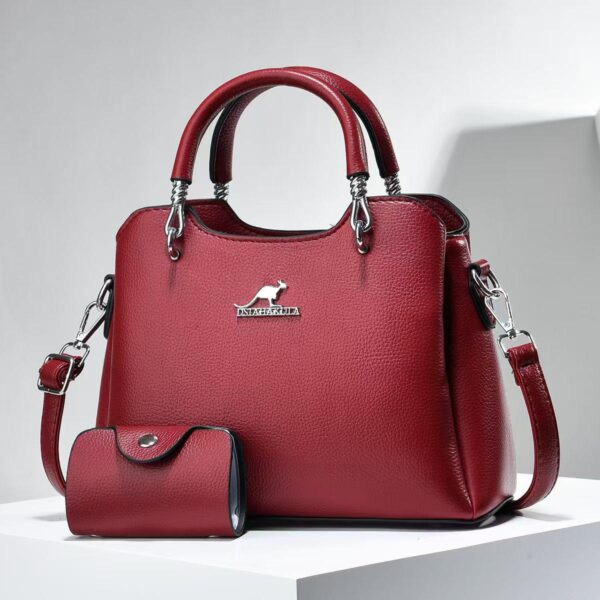 The Versatile Duo: Modern Classic Elegant 2-1 ladies handbags set - Image 2