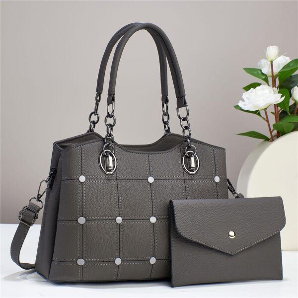 Modern Minimalist 2 piece ladies/women handbag set - Image 5