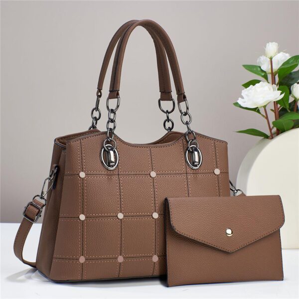 Modern Minimalist 2 piece ladies/women handbag set - Image 4