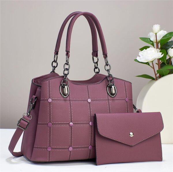 Modern Minimalist 2 piece ladies/women handbag set