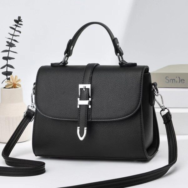 Quality Vintage-Inspired Buckle Shoulder/Sling Ladies Handbag - Image 2