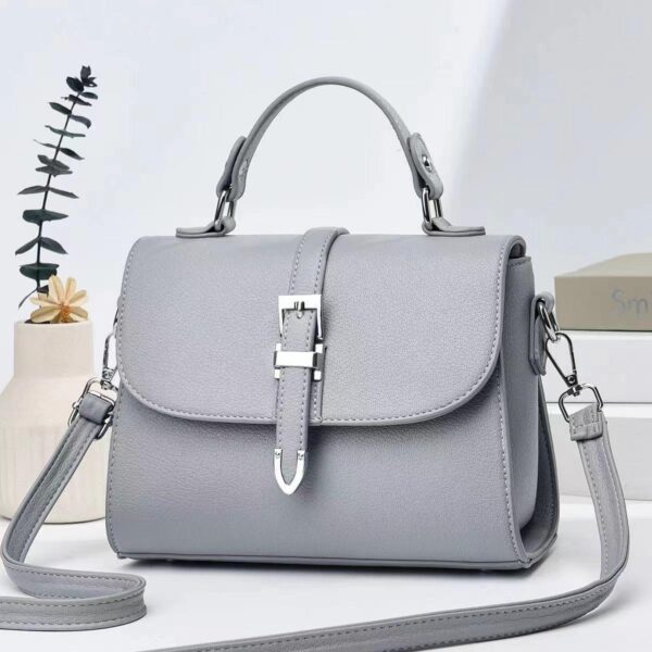 Quality Vintage-Inspired Buckle Shoulder/Sling Ladies Handbag - Image 3