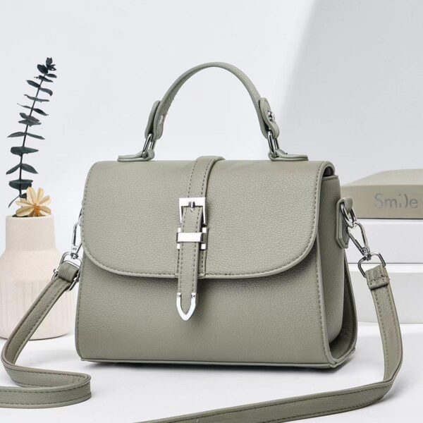 Quality Vintage-Inspired Buckle Shoulder/Sling Ladies Handbag - Image 4