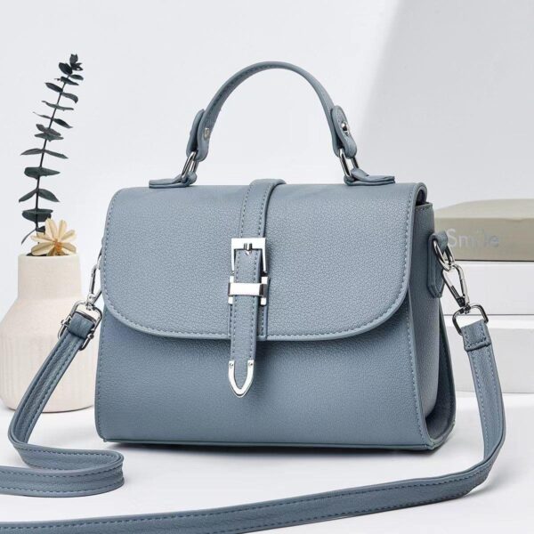 Quality Vintage-Inspired Buckle Shoulder/Sling Ladies Handbag - Image 6